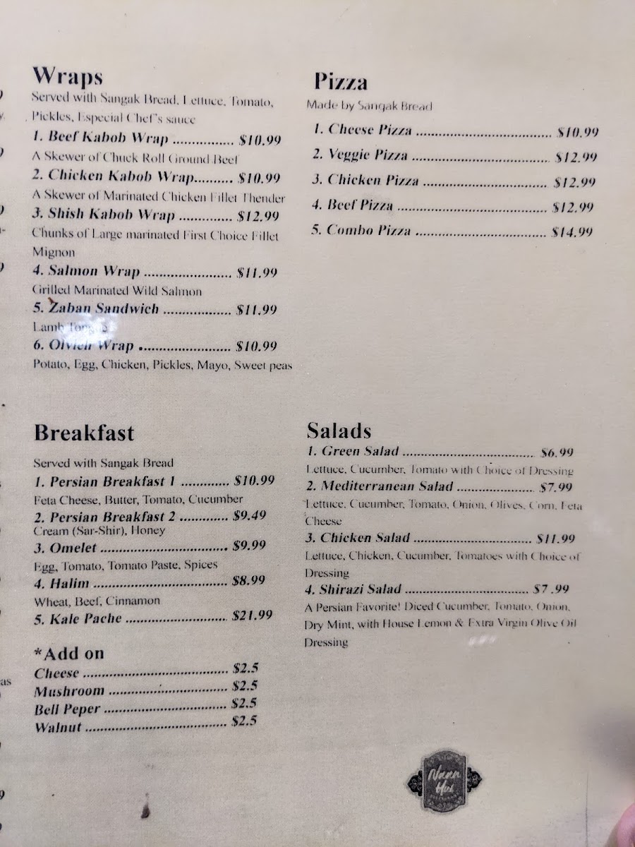 Naan Hut Menu - Image 3