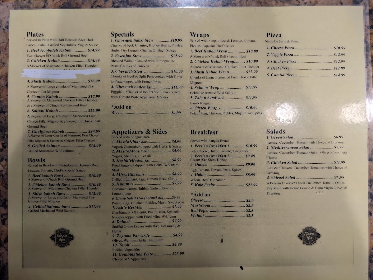 Naan Hut Menu - Image 4